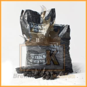 Hüttenkoks Brech 2 (40 bis 60mm) 25kg Sack