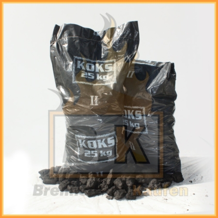 Hüttenkoks Brech 2 (40 bis 60mm) 25kg Sack