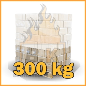 300 kg Buchenholzbriketts ziegelform RUF mit Lieferung