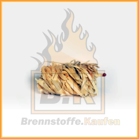 Feuerwolle/Anzündholz/Holzwolle zum Anzünden - Einzel Nahaufnahme
