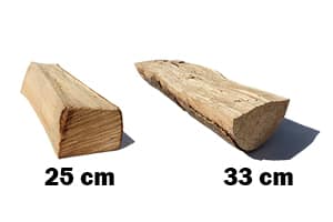 25 cm Brennholz 33 cm Kaminholz