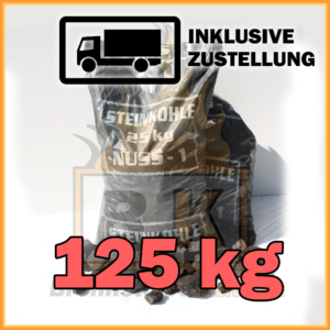 125 kg polnische Steinkohle - Nuss 1 - Inklusive Lieferung